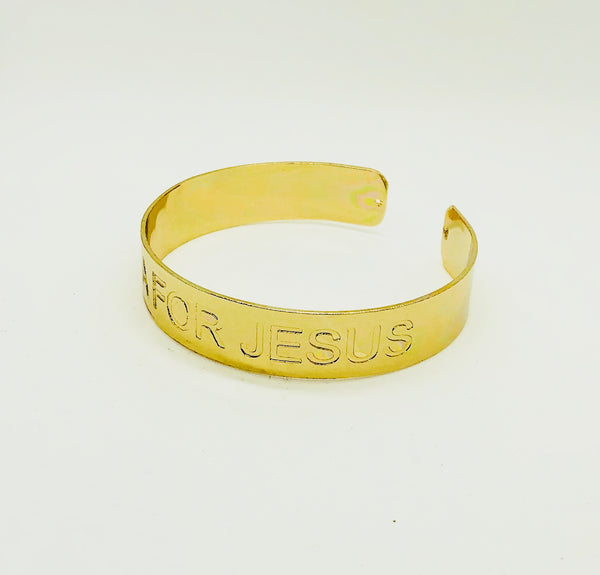 Aloha for Jesus Cuff Bracelet