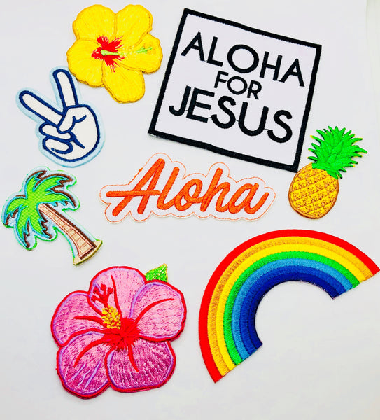 Aloha for Jesus Logo Patch
