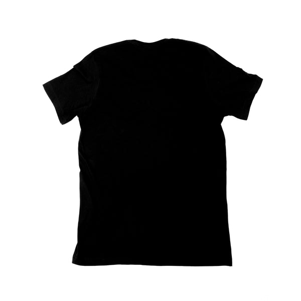 Jersey Short Sleeve Logo T-Shirt-Black with Horizontal White Logo
