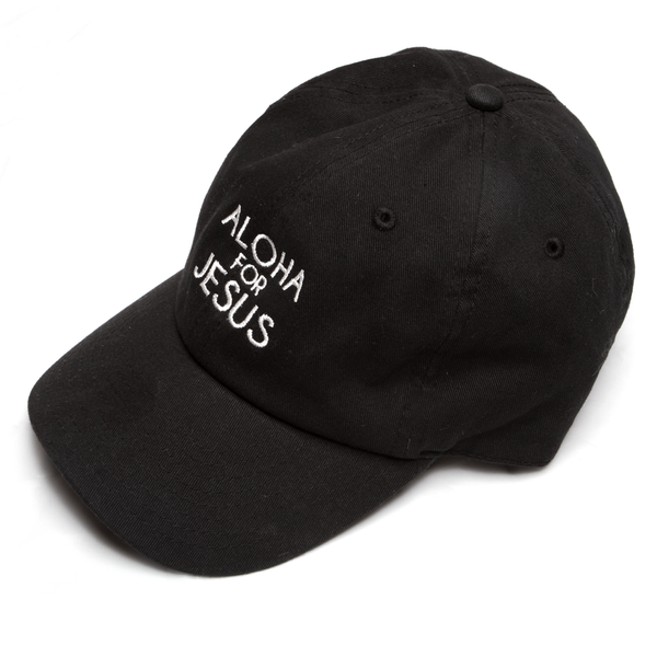 Aloha for Jesus Dad Hat Black