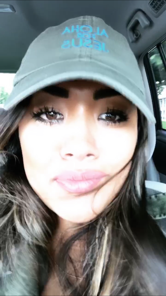 Aloha for Jesus Dad Hat Army Green
