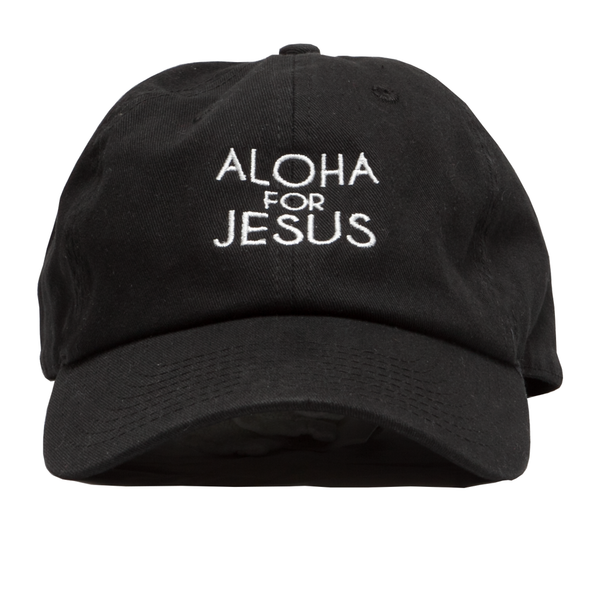 Aloha for Jesus Dad Hat Black