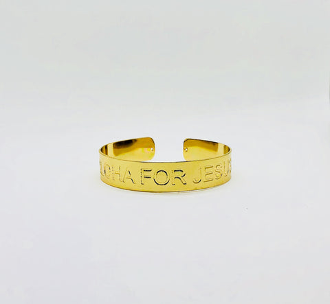 Aloha for Jesus Cuff Bracelet