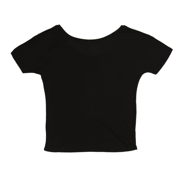 Short Sleeve Logo T-Shirt-Black with White Logo